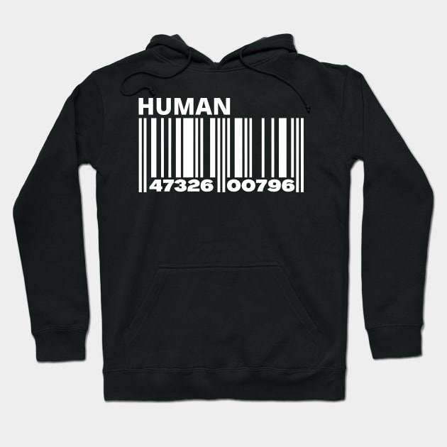 Human Barcode Hoodie by The Atomic Robot